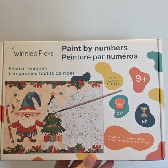Other - 💚5/$20💚 Winnie's Picks Festive Gnomes Paint by Numbers